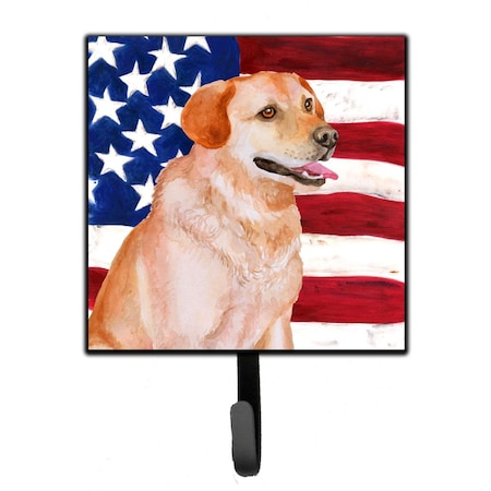 Carolines Treasures Labrador Retriever Patriotic Leash or Key Holder BB9714SH4